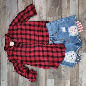 2 PIECE SET-  SHIRT & SHORTS